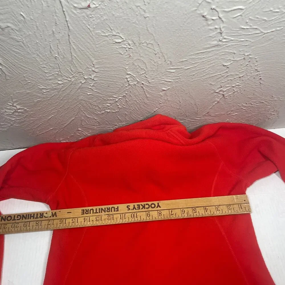 Merona women’s‎ fleece jacket orange size small